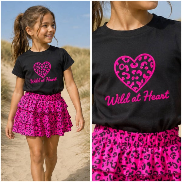 T-Shirt WILD AT HEART (ROZE)