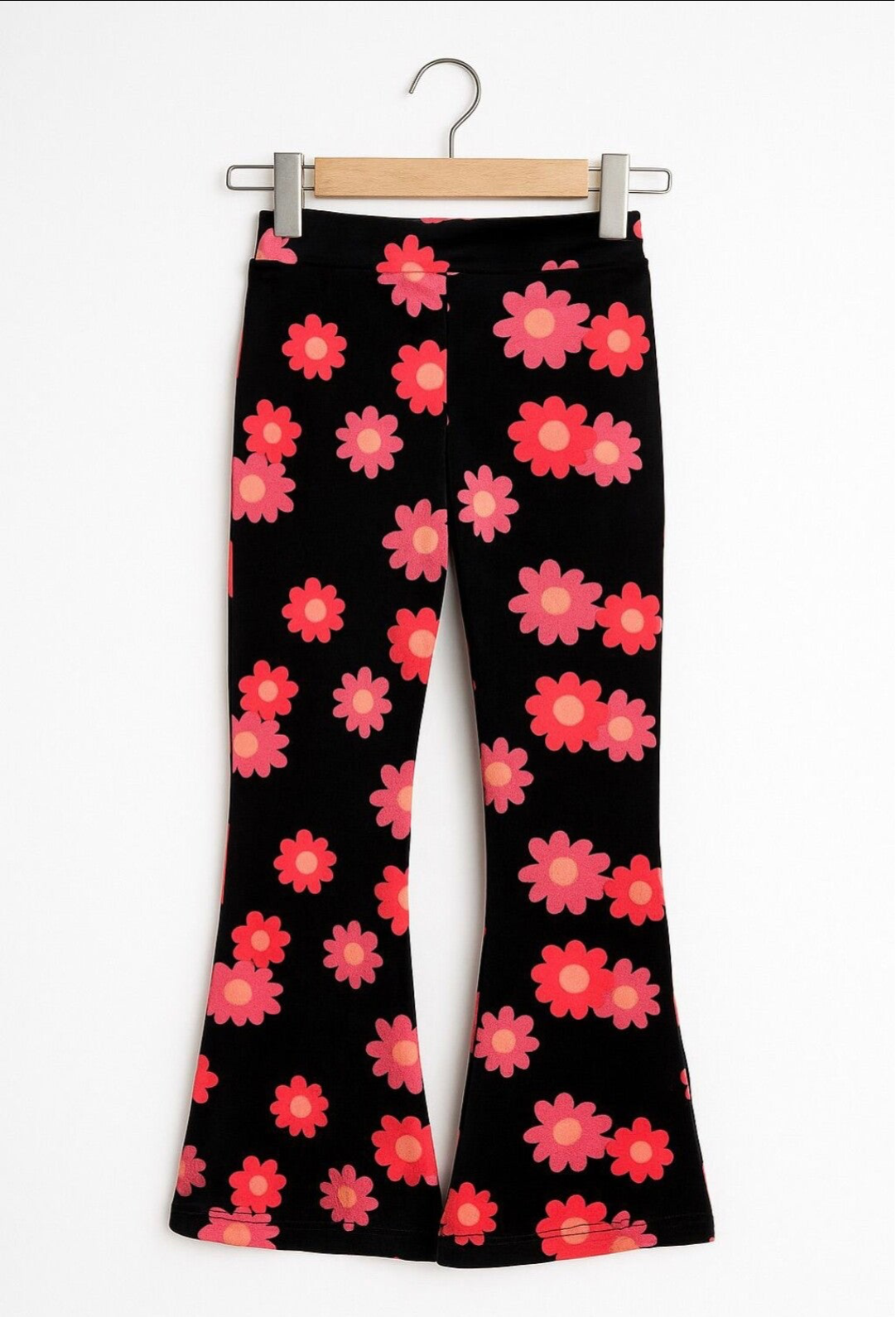 Flared broek bloemetjes VELVET