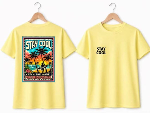 T-Shirt Stay Cool Geel