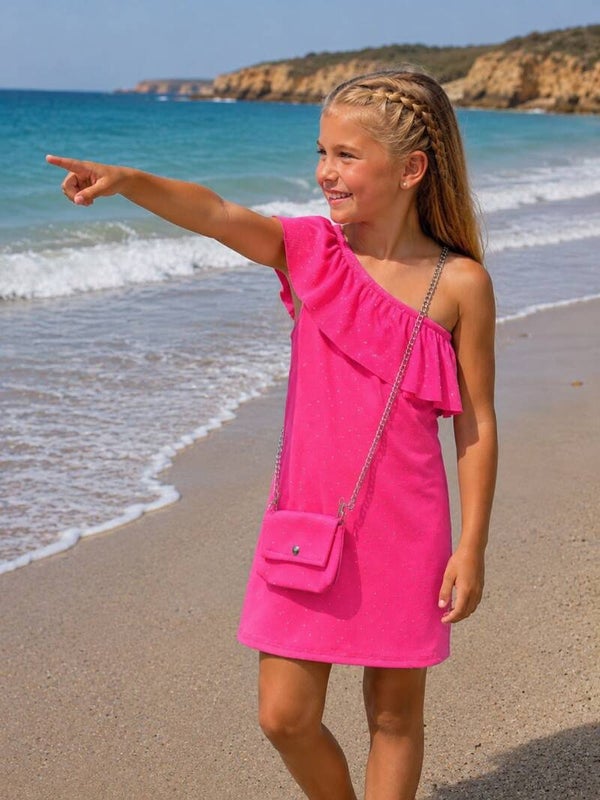 Jurk diamond Roze