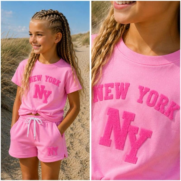 Comfy set New york Roze/Roze🩷