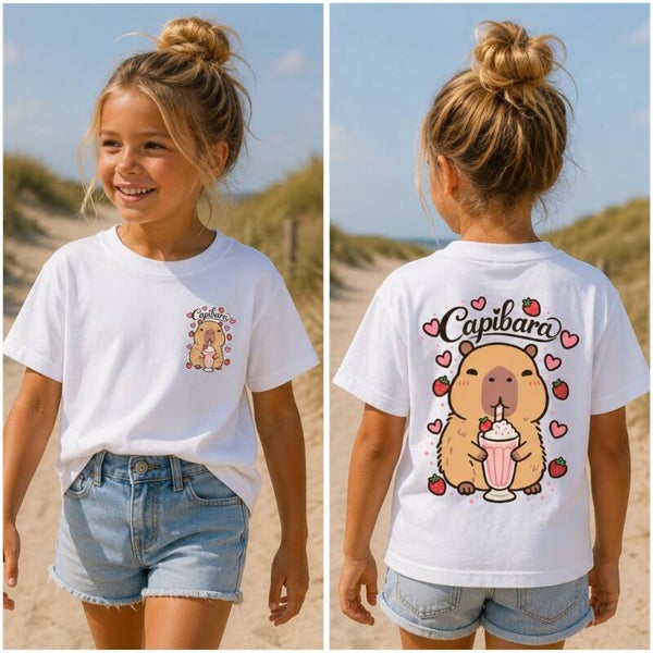 T-Shirt Capibara Wit