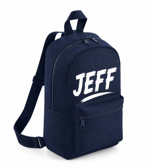 Gepersonaliseerde Rugtas (Navy blauw)
