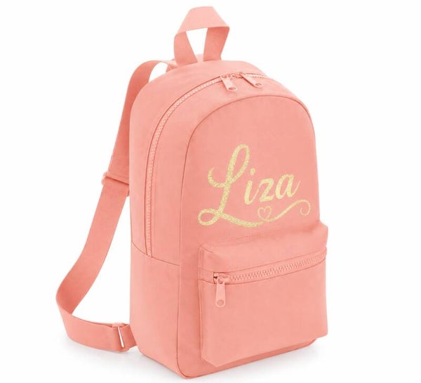 Gepersonaliseerde Rugtas ( Peach )
