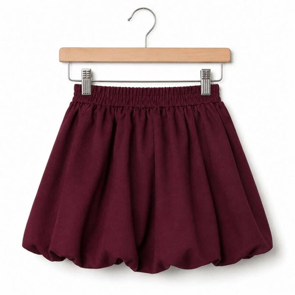Plof rokje ( Bordeaux Rood )