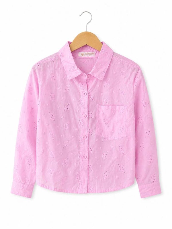 Blouse BRODERIE 'Roze'