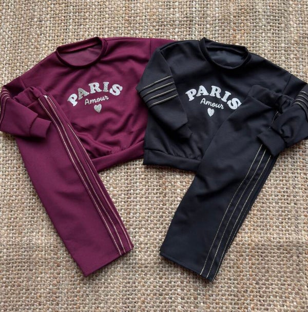 Comfy set 2-delig PARIS 🖤♥️