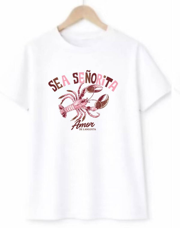 T-shirt SEA SINGORITA 🤎🩷 Verzenddatum 3-6-2026