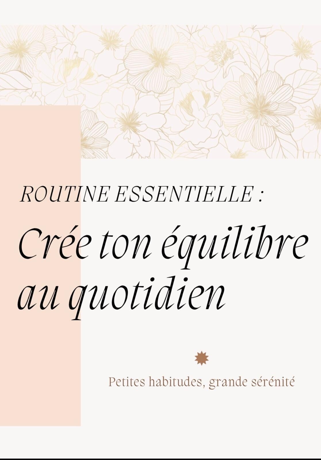 Crée Ton Équilibre Au Quotidien