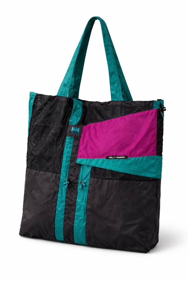 Upcycled windbraker totebag