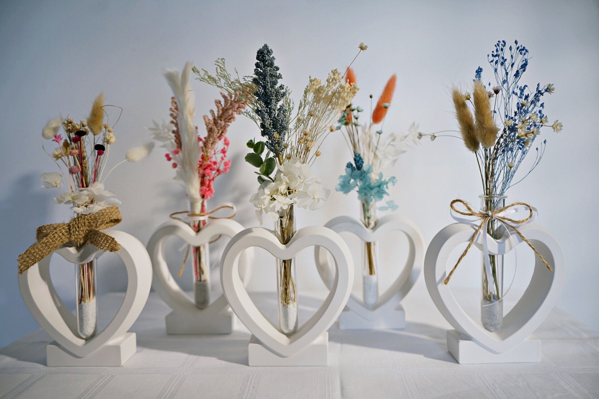 Raysin Herz mit Trockenblumen