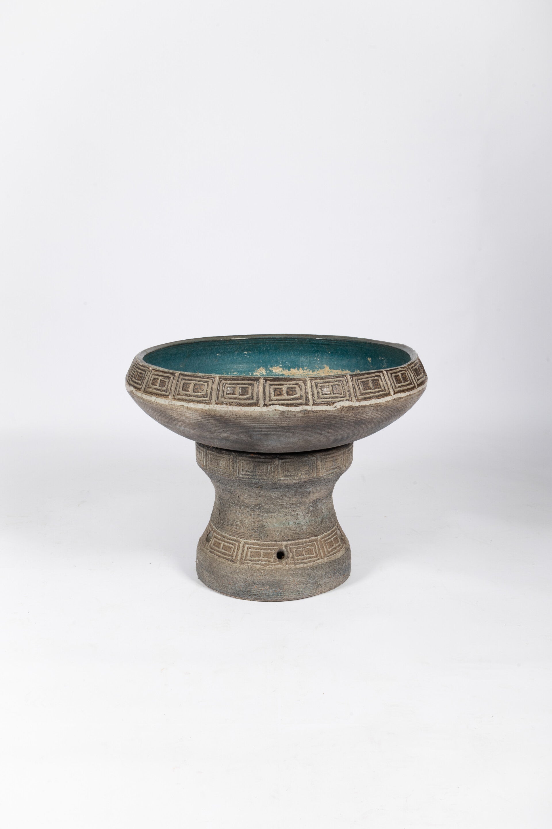 Vintage Heissner big East-Germany pottery fountain or planter