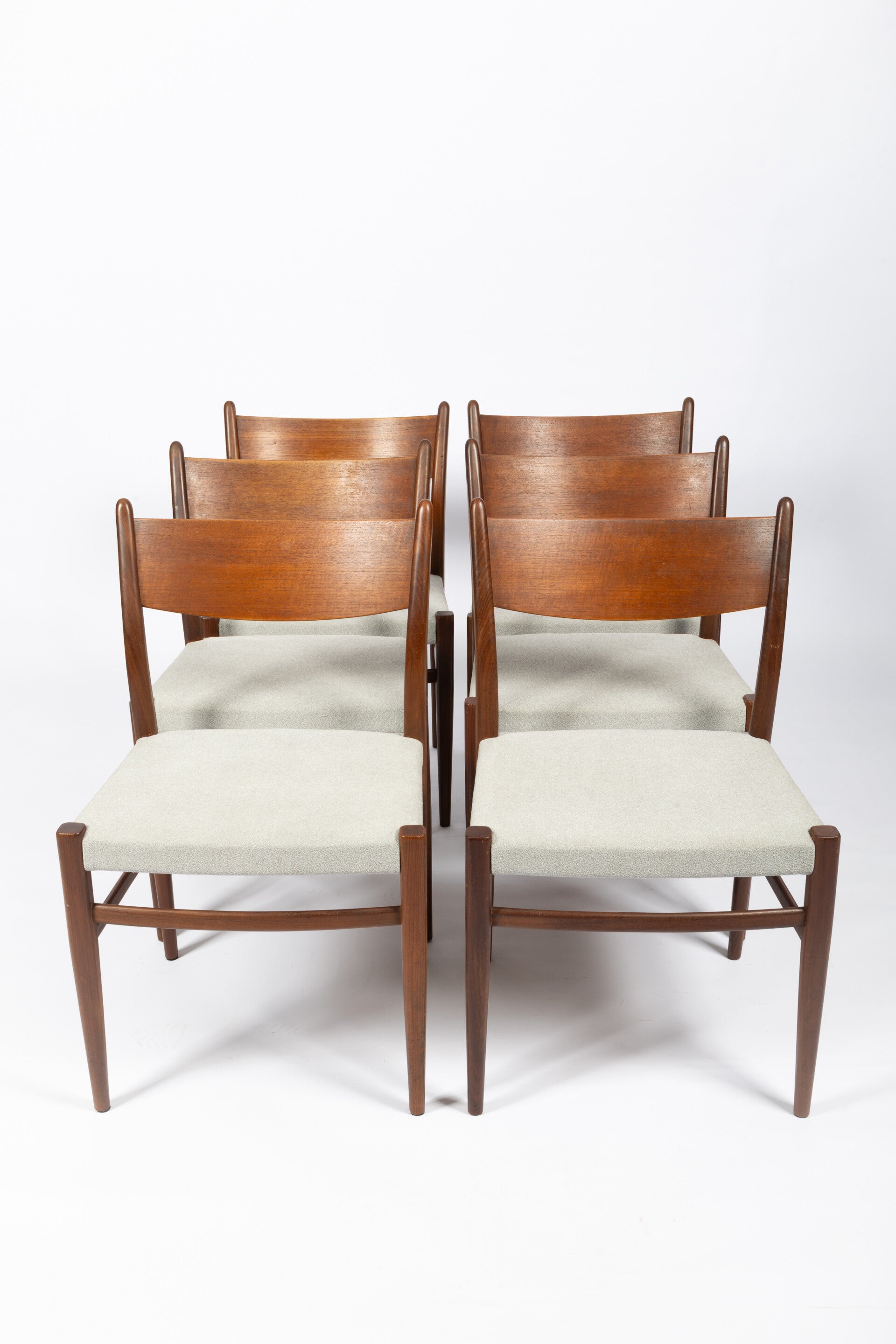6x Pastoe Cees Braakman Teakwood chairs