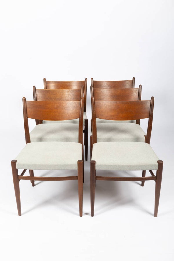 6x Pastoe Cees Braakman Teakwood chairs