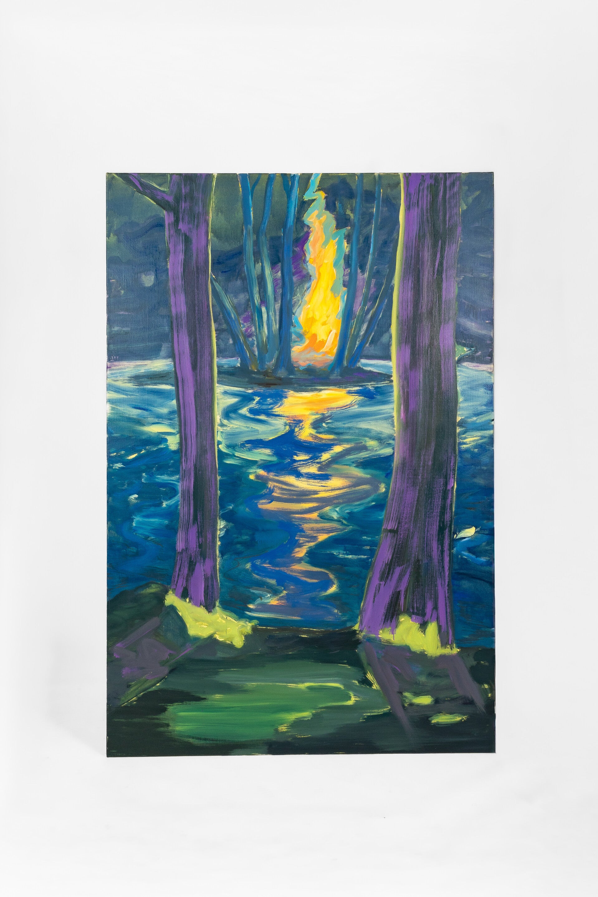 Marielle Soons (°1962): "Beacon" acryl on canvas 180*120 cm