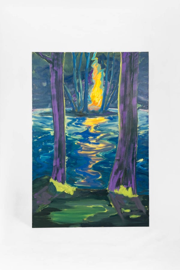 Marielle Soons (°1962): "Beacon" acryl on canvas 180*120 cm