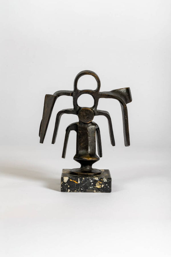 Fernand Vanderplancke (Bruges °1938): abstract bronze figure