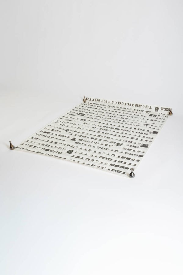 Felix-Gonzalez Torres: "Death by gun" 1990, print on paper