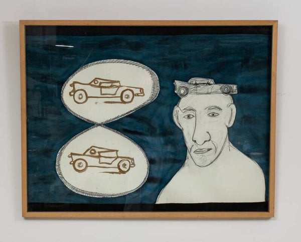 Robin Winters (USA °1950): "Dirt track" mixed technique 1985