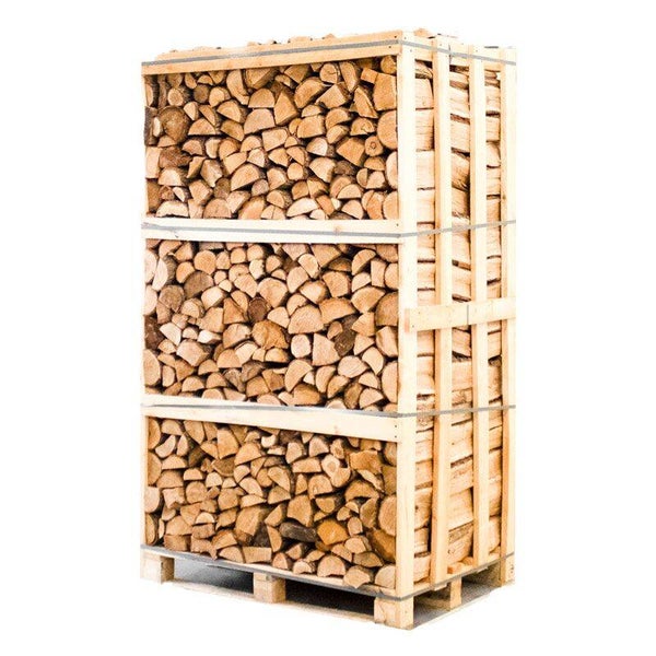 Palette kammergetrocknetes gespalten Hainbuche Brennholz 25cm 1.8 RM / 2.6 SRM