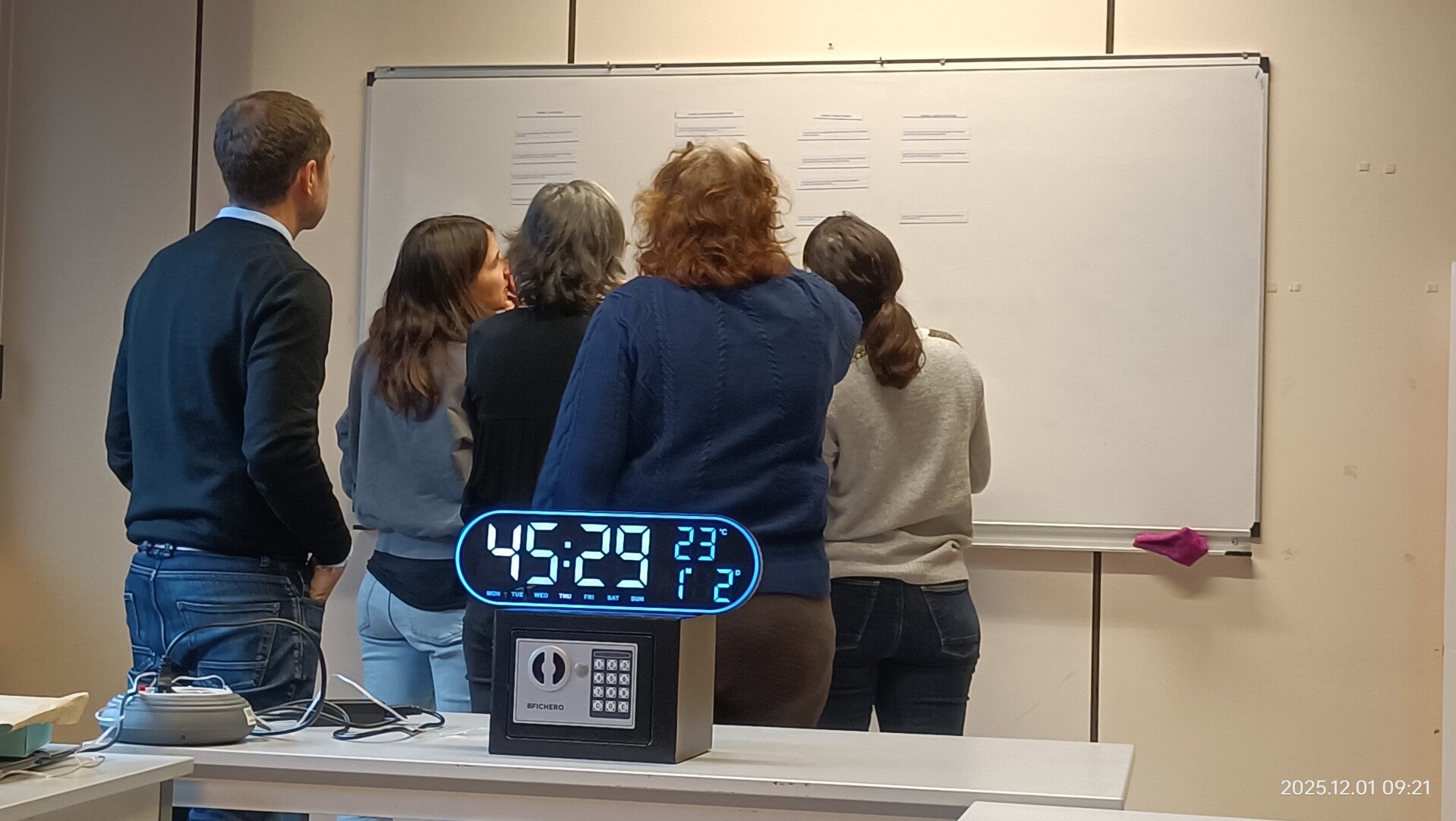 Formation de formateurs avec minuteur, mise en situation pédagogique type escape game