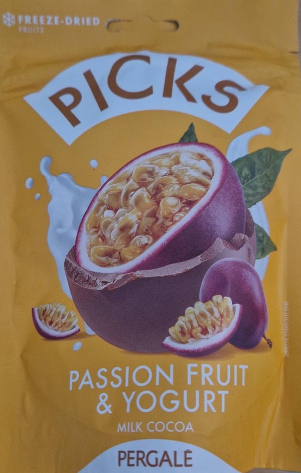 Picks passion Fruit et Yogurt Paquet 90g
