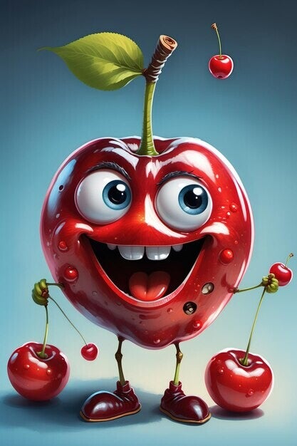 cerises lisses 100 grammes