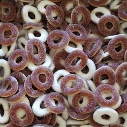 Anneaux sucrée gout cola 100 grammes