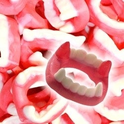 dents de vampire lisses 100 grammes