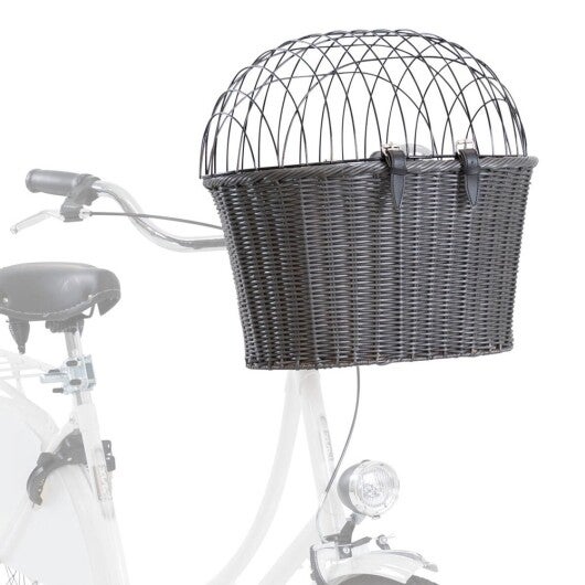 Trixie Front-Fahrradkorb aus Polyrattan
