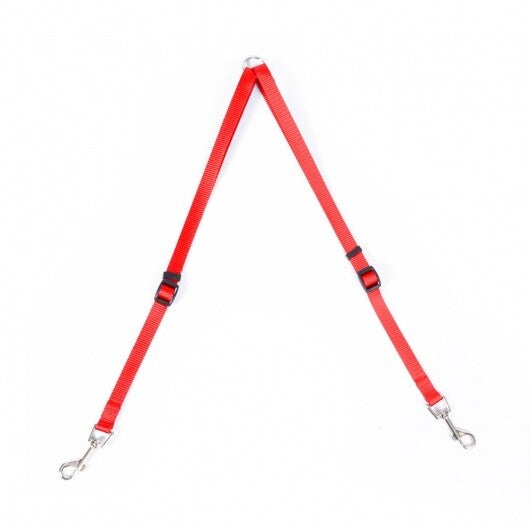 Duvoplus Nylon-Kupplungsstück für Hundeleine Rot
