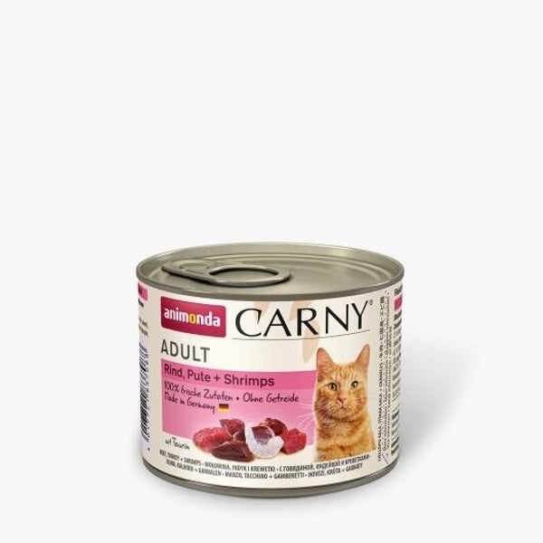 Animonda Cat Dose Carny Adult Rind & Pute & Shrimps 200 g