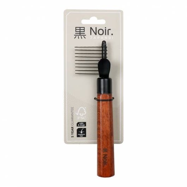 EBI Noir Japandi Entfilzungskamm S - 18 x 4,5 x 2,5cm