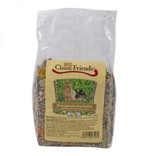 Classic Friends Zwergkaninchenfutter 1kg 1 kg
