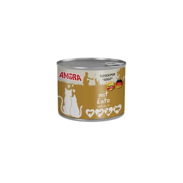 Amora Cat Dose Fleisch Pur mit Ente 200g