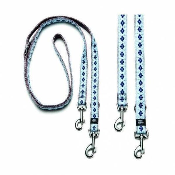 Karlie Art Joy Plus Führleine RHOMBUS - Blau 200cm x 15mm