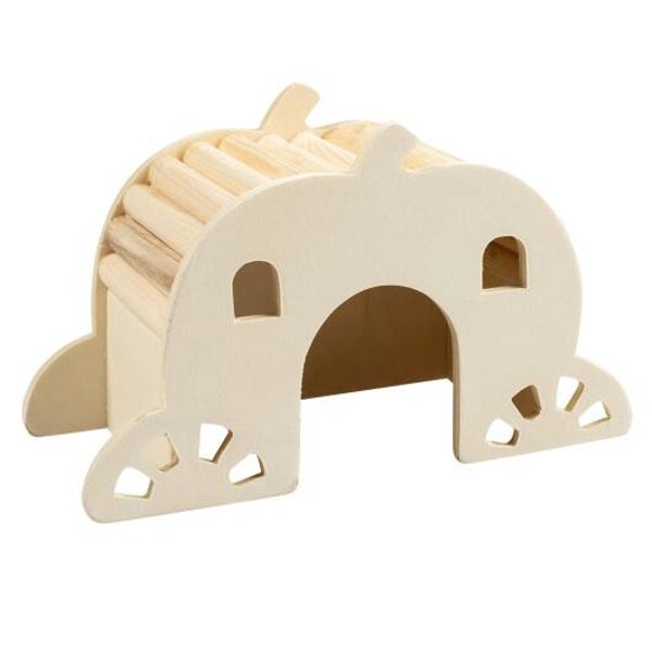 Duvoplus Brückenhaus aus Holz 15 x 7 x 9cm