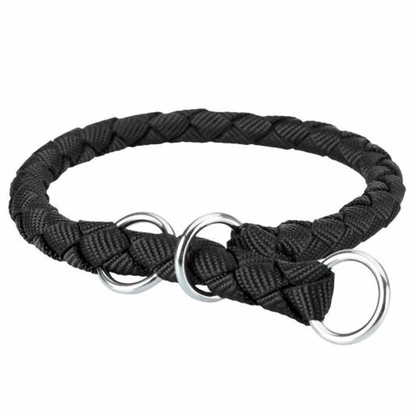 Trixie Cavo Zug-Stopp-Halsband - schwarz 39-45 cm/ø 12 mm