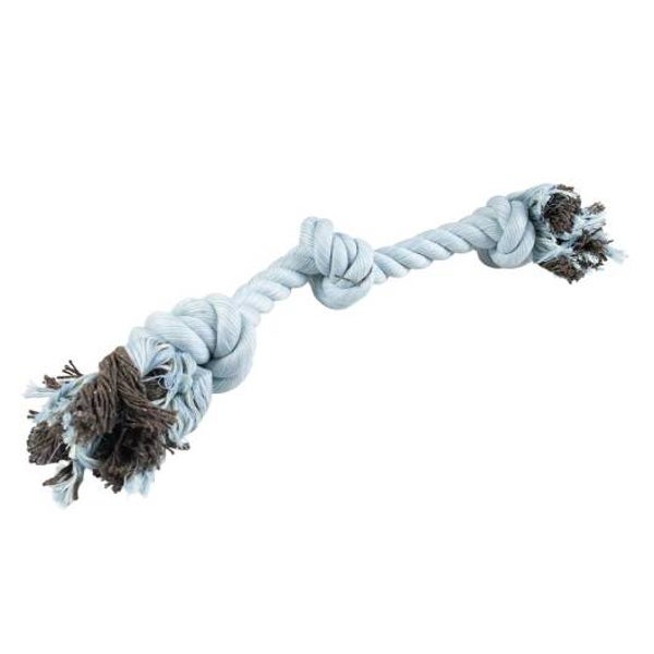 Duvoplus Flossy Seil mit 3 Knoten - blau