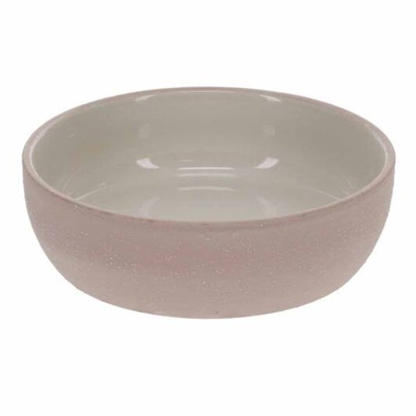 Duvoplus Keramiknapf Stone Sandy Coral Rosa 950ml - 17x17x6cm