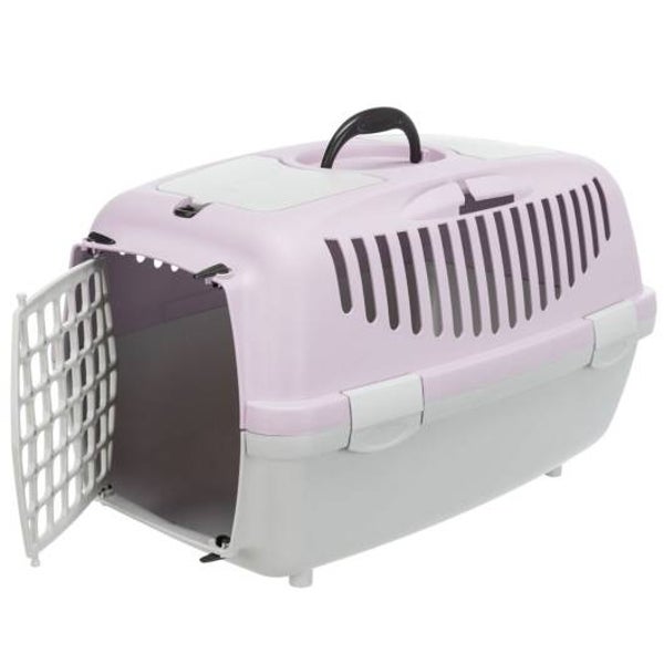 Trixie Transportbox Capri II - hellgrau/flieder