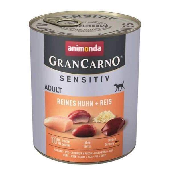 Animonda GranCarno Adult Sensitive Reines Huhn & Reis 800 g