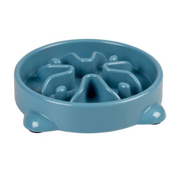 Duvoplus Anti-Schlingnapf - petrolblau 300ml / 19x19x4cm