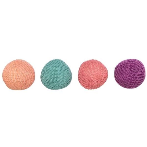 Trixie 2 Strickbälle für Katzen, 4,5 cm