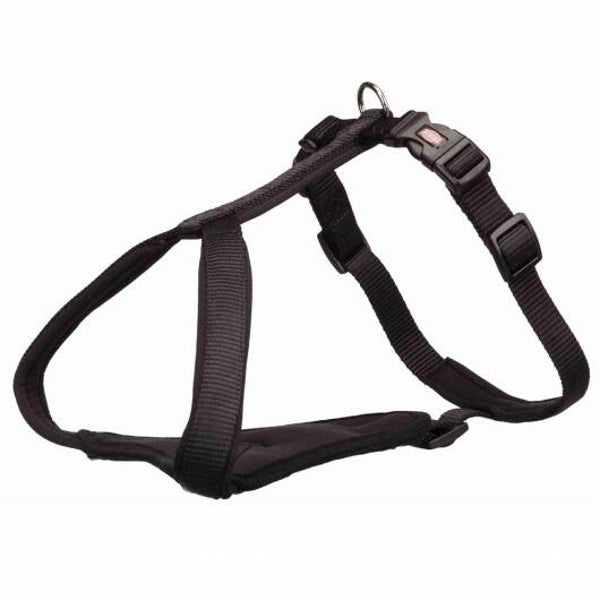 Trixie Premium Y-Geschirr - schwarz 42-50 cm/15 mm