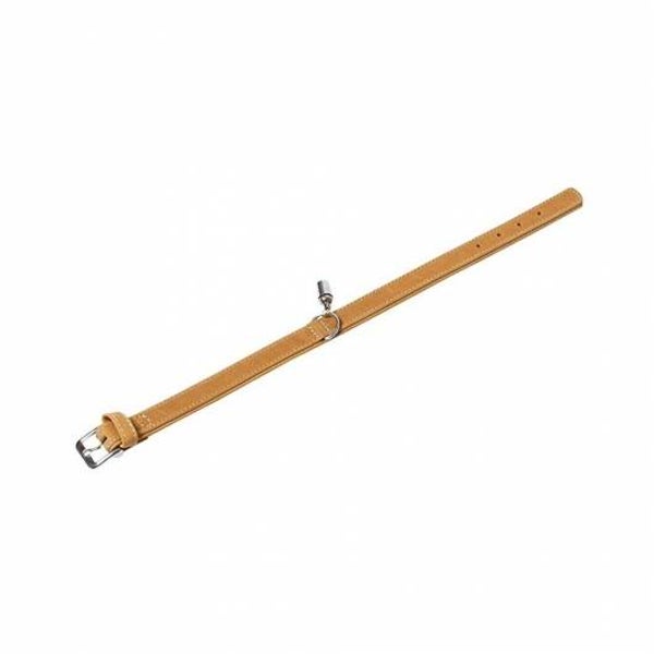 Karlie Halsband Buffalo aus Kalbsleder - Hellbraun 65 cm/40 mm
