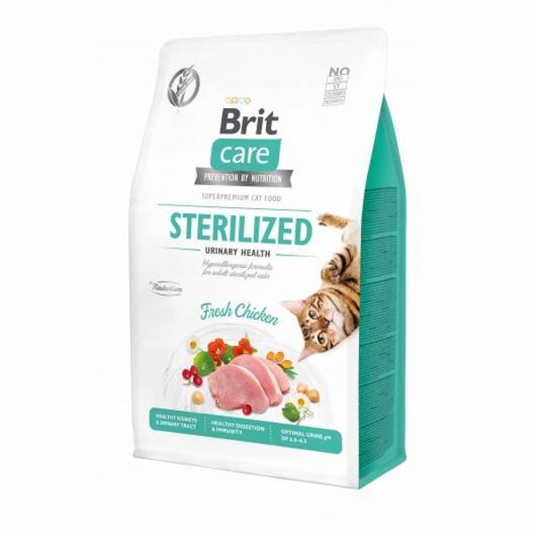 Brit Care Cat Grain-Free - Sterilized - Urinary Health 400g