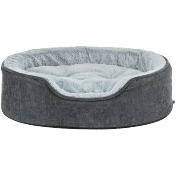 Trixie Vital Bett Lino Soft, oval - grau/hellgrau