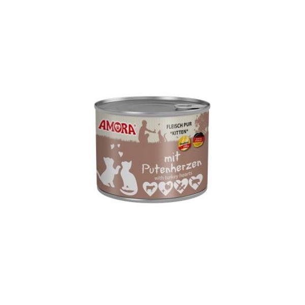 Amora Cat Dose Katzenkinder mit Putenherzen 200g