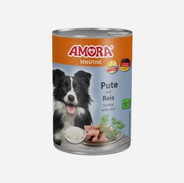 AMORA Dog Sensitive Pute & Reis 400 g